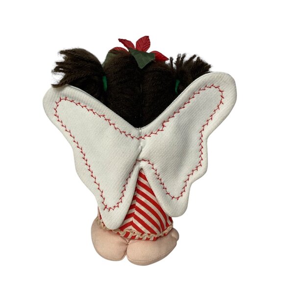 Vintage Christmas Angel Dolls Band Trumpets Horn Nostalgia set 3 handmade soft - Picture 12 of 14